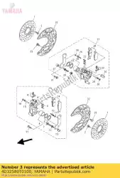 Aqui você pode pedir o compasso de calibre (esquerda) em Yamaha , com o número da peça 4D32580T0100: