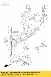 yamaha 2S32583V0000 rr. master cylinder assy. - Bottom side