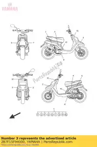 yamaha 2B7F15F94000 gráfico 3 - Lado inferior