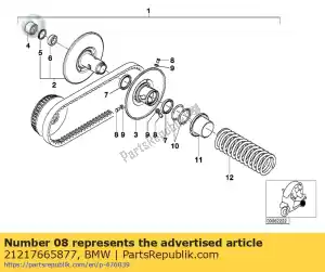 bmw 21217665877 alfiler - Lado inferior