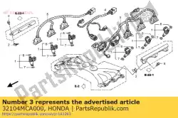 Tutaj możesz zamówić wi? Zka pomocnicza a, silnik od Honda , z numerem części 32104MCA000: