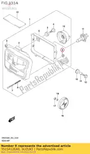 suzuki 3515412EA0 spring, adjustin - La partie au fond