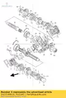 2423148B10, Suzuki, versnelling, 3e aandrijving suzuki gsf gsx gsx r 1100 1200 1986 1987 1988 1989 1990 1991 1992 1993 1994 1996 1997 1998 1999 2000 2001 2002 2003 2004 2005 2006, Nieuw