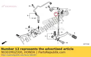 honda 90301MGZJ00 dado, speciale, 6mm (filetto sinistro) - Il fondo