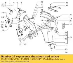 Qui puoi ordinare copertina da Piaggio Group , con numero parte CM0010025099: