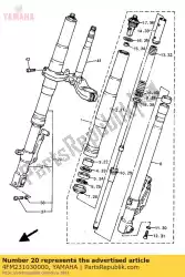 Here you can order the front fork assy (r. H) from Yamaha, with part number 4FM231030000: