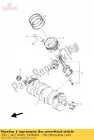 2D1114110000, Yamaha, cigüeñal yamaha fz 1000 2006 2007 2008 2009 2010 2011 2012, Nuevo