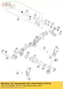 ktm 79211023000 versnellingspositiesensor - Onderkant