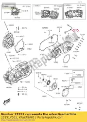 switch-comp kvf300ccf van Kawasaki, met onderdeel nummer 13151Y001, bestel je hier online: