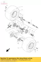 43DF53C00000, Yamaha, chaîne yamaha yfm 90 2009 2010 2011 2012 2013, Nouveau