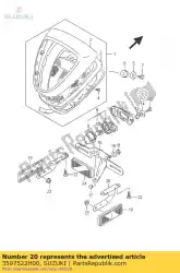 Here you can order the bracket,rear si from Suzuki, with part number 3597522H00: