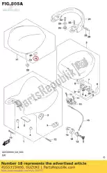 Ici, vous pouvez commander le coussin auprès de Suzuki , avec le numéro de pièce 4555315H00: