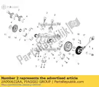 2A000622AA, Piaggio Group, connecting rod, selection class 