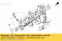 22867MN5000, Honda, tubo, sangrador honda gl goldwing se  valkyrie f6c gold wing interstate i aspencade a gl1500 gl1500se gl1500a 1500 , Nuevo