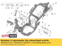 AP8202159, Piaggio Group, cable-guide aprilia  atlantic mojito rs scarabeo 50 125 150 200 250 300 400 1990 1999 2000 2001 2002 2003 2004 2005 2006 2007 2008 2009 2010 2011, New