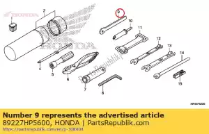 Honda 89227HP5600 ferramenta, mudança de marcha - Lado inferior