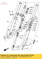 1UA231450000, Yamaha, selo de óleo yamaha lc 4ce2 spain 214ce-352s1 rd 350 1985 1986 1988 1991, Novo