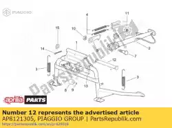 Tutaj możesz zamówić stojak pin od Piaggio Group , z numerem części AP8121305: