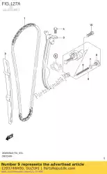 Here you can order the gasket,tensione from Suzuki, with part number 1283748H00: