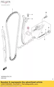 suzuki 1283748H00 junta, tensione - Lado inferior