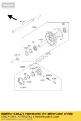 Here you can order the collar,l=12 kdx200-c1 from Kawasaki, with part number 920271959: