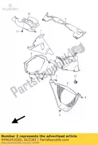 Suzuki 9446241G00 motorkap, onder i - Onderkant