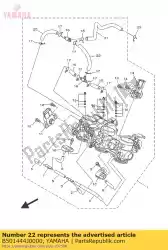 pijp van Yamaha, met onderdeel nummer B501444J0000, bestel je hier online: