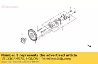 15133GFM970, Honda, engrenagem, bomba de óleo acionada (33 honda nhx110wh 110 , Novo