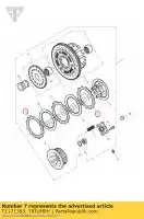 T1171365, Triumph, disc friction clutch b triumph america efi bonneville & bonneville t100 carbs bonneville & bonneville t100 efi bonneville efi > 380776 bonneville from vin 380777 & se bonneville from vin 380777/ se bonneville t100 efi scrambler carb scrambler efi speedmaster efi , New