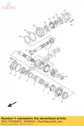 Here you can order the spring, transmission shift from Yamaha, with part number 3P6174930000: