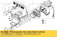 33702KR3672, Honda, lentille, feu arrière honda ca cmx 125 250 1995 1996, Nouveau