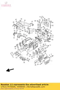 yamaha 1FK217470000 damper - Bottom side