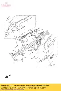 yamaha 2CR217310000 capa, lado 3 - Lado inferior