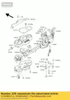 235AB0412, Kawasaki, parafuso-pan-wp-cros kawasaki zx7rr ninja n zx7r p zg voyager b xii zg1200 b1 zx 7r 7rr 750 1200 , Novo