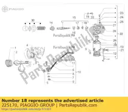 Tutaj możesz zamówić krzak od Piaggio Group , z numerem części 225170: