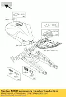 560530149, Kawasaki, label-specificatie, band kawasaki er6f  a b ex650 er 6f abs 650 , Nieuw