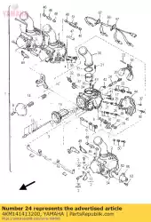 Ici, vous pouvez commander le buse, principale auprès de Yamaha , avec le numéro de pièce 4KM141413200: