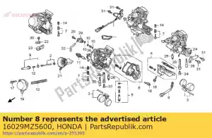 Honda 16029MZ5600 conjunto de parafusos - Lado inferior