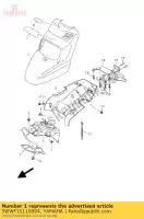 5WWF151100S4, Yamaha, pára-choque sm1m yamaha cw 50 2013, Novo