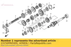 geen beschrijving beschikbaar op dit moment van Honda, met onderdeel nummer 23150MN5000, bestel je hier online: