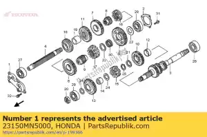 honda 23150MN5000 geen beschrijving beschikbaar op dit moment - Onderkant