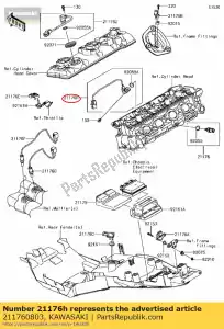 kawasaki 211760803 sensor, nokkenaspositie zg140 - Onderkant