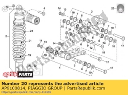 Aprilia AP9100814, Pakkingset, OEM: Aprilia AP9100814