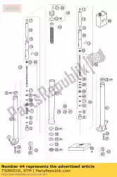 compressiepatroon cpl. Van KTM, met onderdeel nummer 7309651R, bestel je hier online: