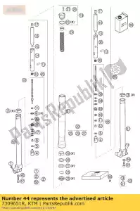 ktm 7309651R compressiepatroon cpl. - Onderkant