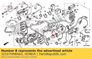 Honda 32107HN8A60 tampa, conector - Lado inferior