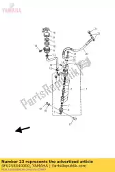 Ici, vous pouvez commander le rondelle de verrouillage auprès de Yamaha , avec le numéro de pièce 4FU258440000: