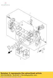 Aqui você pode pedir o conjunto de vedação, pistão em Suzuki , com o número da peça 5910029830: