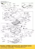 110551900, Kawasaki, supporto kawasaki vn voyager custom k classic e d b c f tourer a abs vulcan lt g vn1700 1700 , Nuovo