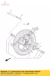 Qui puoi ordinare ruota dell'asse da Yamaha , con numero parte 2DMF51810000: